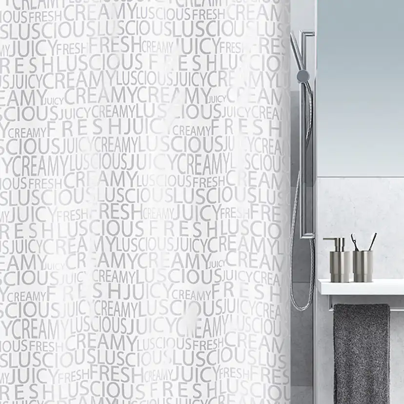 Duschdraperi Spirella Creamy