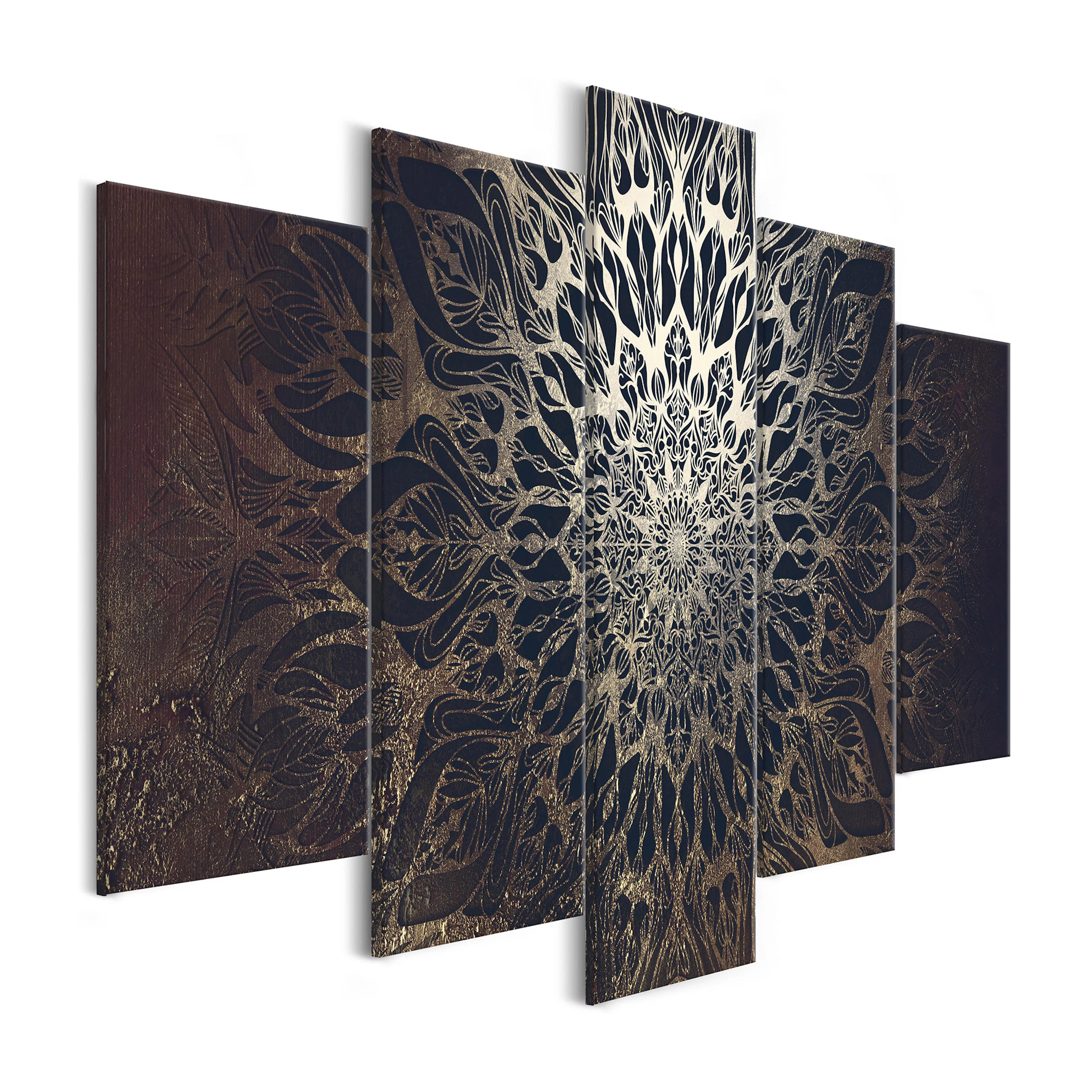 Tavla Arkiio Hypnosis Brown Wide 5 delar