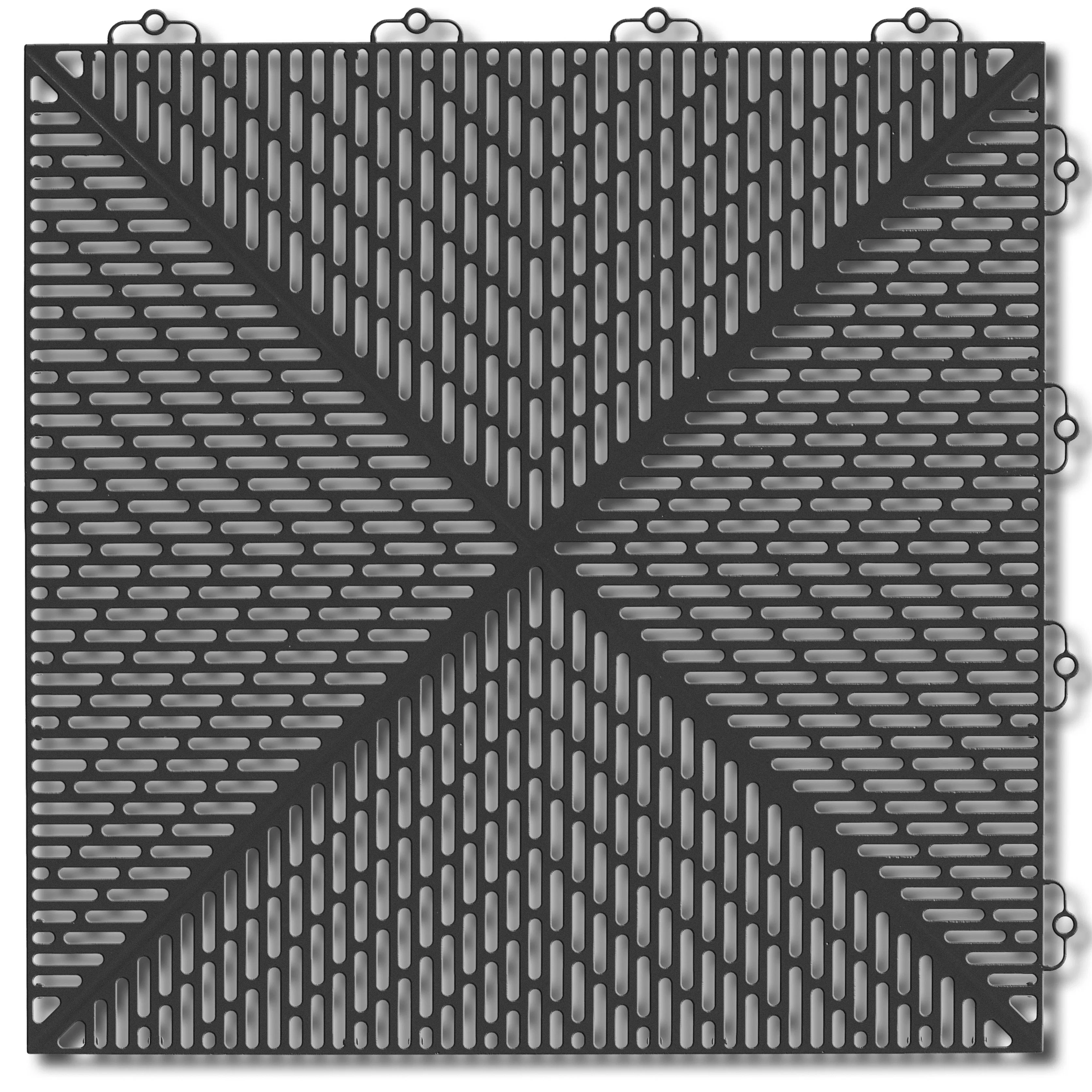 Golvplatta Bergo Unique Graphite Grey Golvtrall i Plast