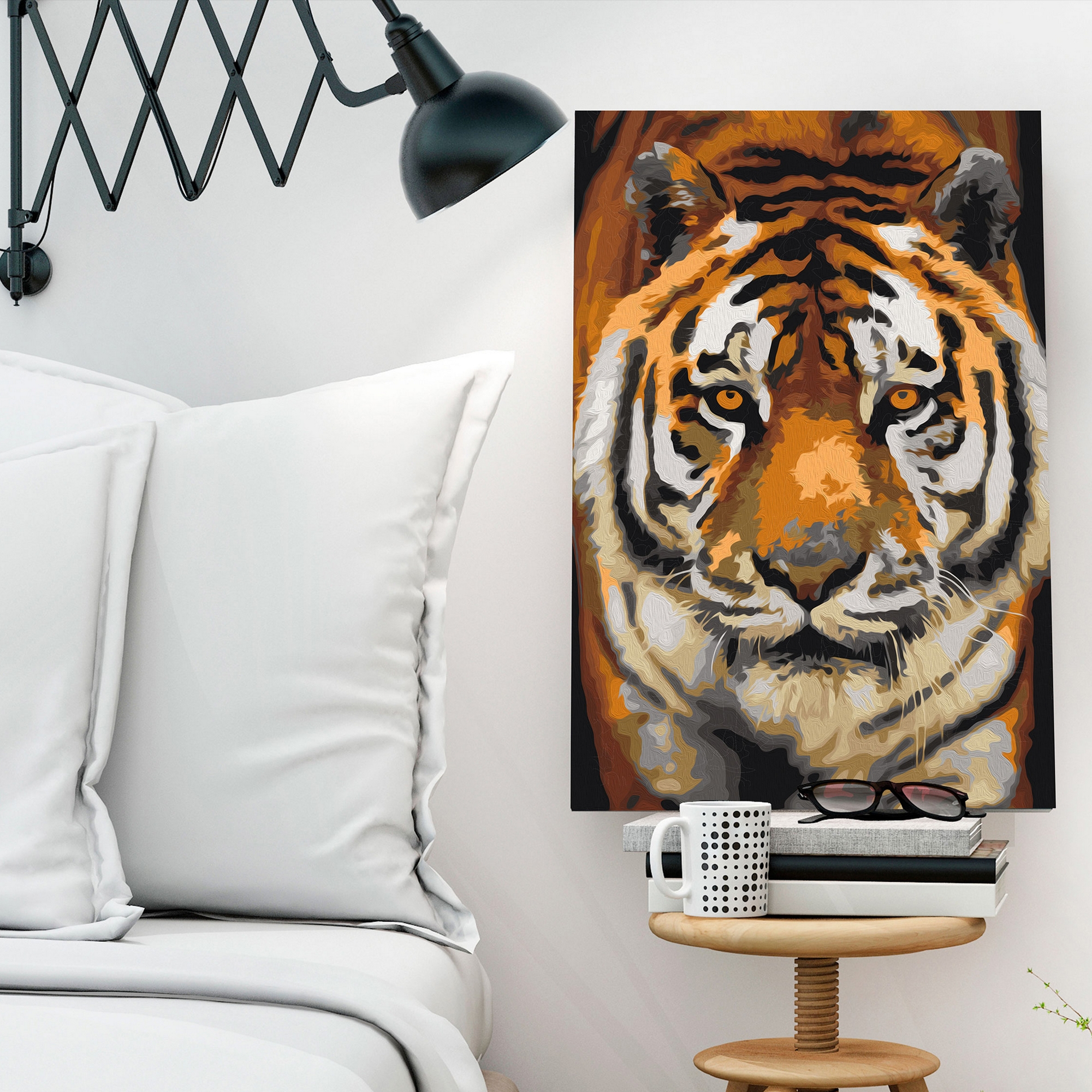 Gör-det-själv Målningar Arkiio Asian Tiger