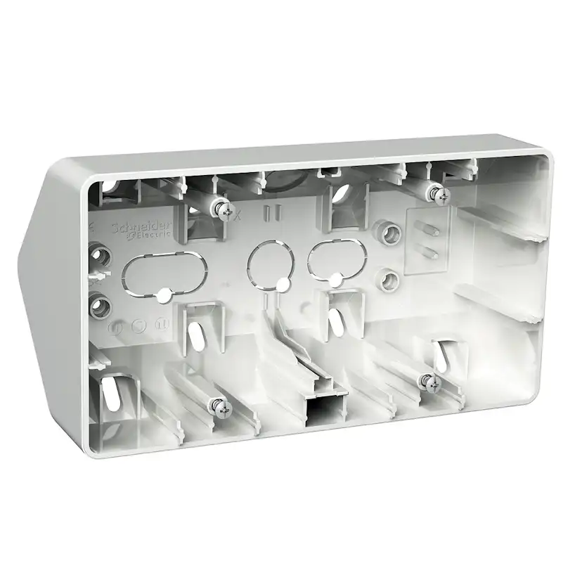 Hörnbox Schneider Electric Exxact 2-fack