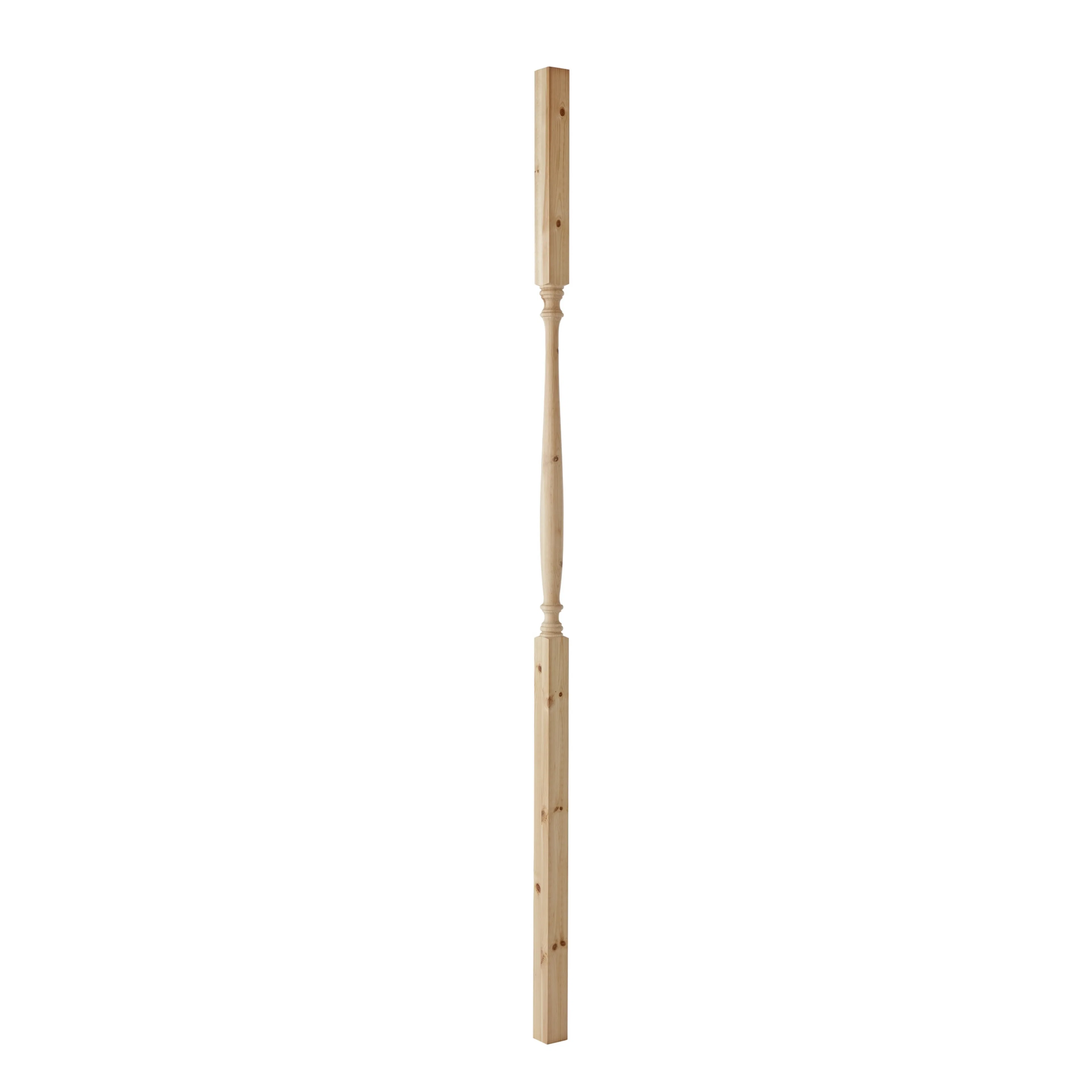 65 x 2500 Svarvad Fura BxHxD: 65x2500x65 mm
