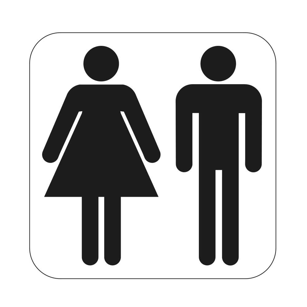 WC-Skylt Habo Herr/Dam