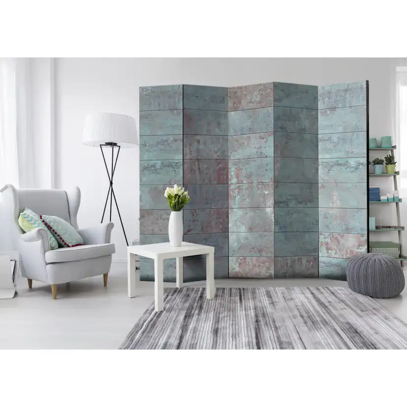 Rumsavdelare Arkiio Turquoise Concrete II 225x172 cm