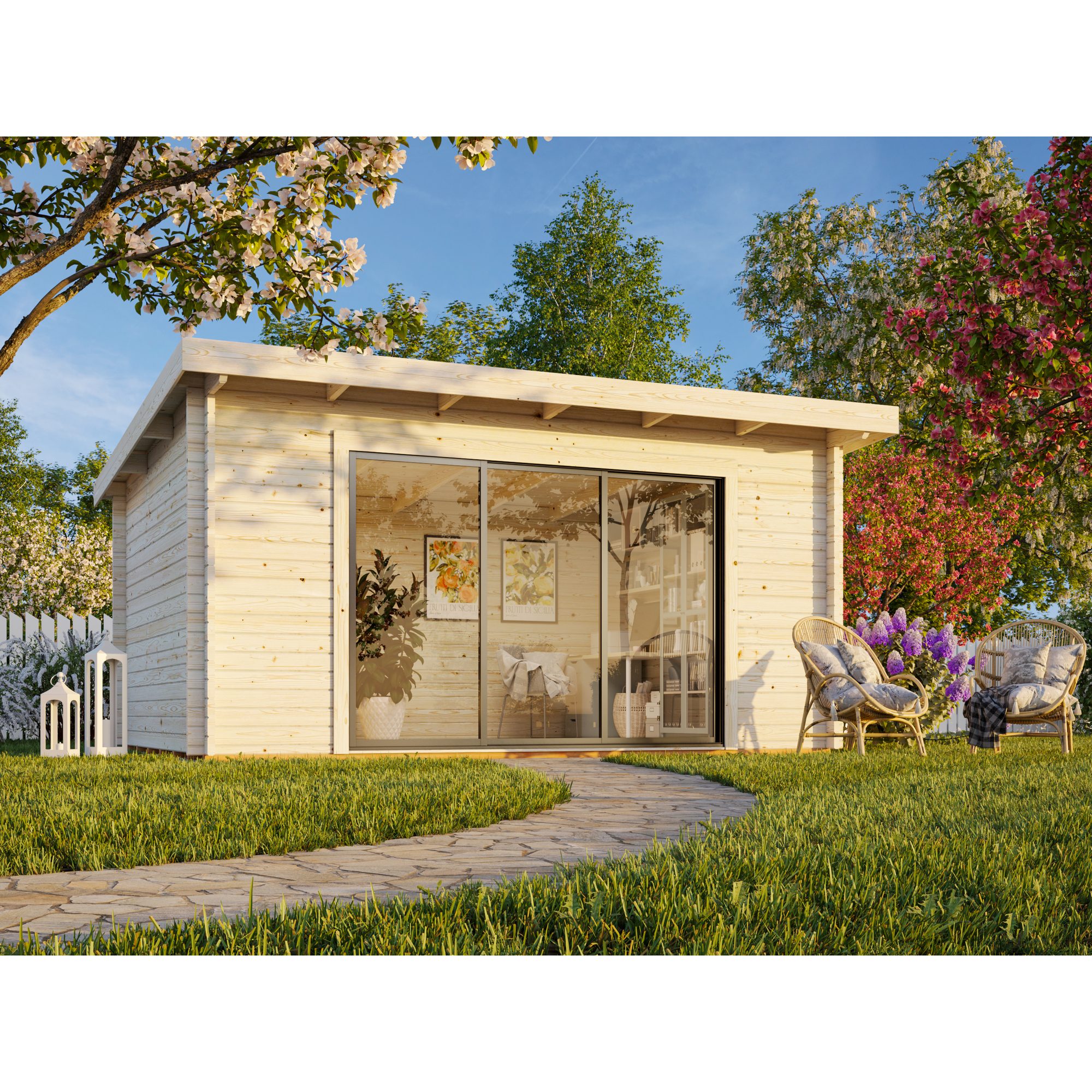 Stuga Palmako Lea 14,9 m2 (inv. 14,2 m2)
