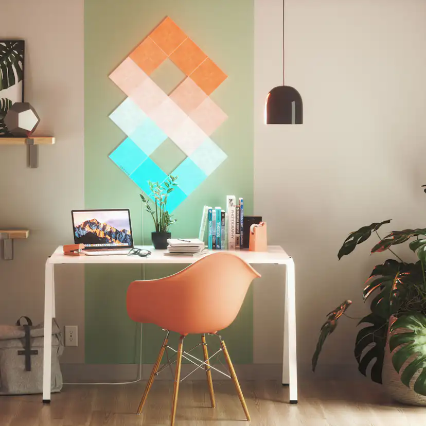 Belysningssystem Nanoleaf Canvas Startkit 9-pack