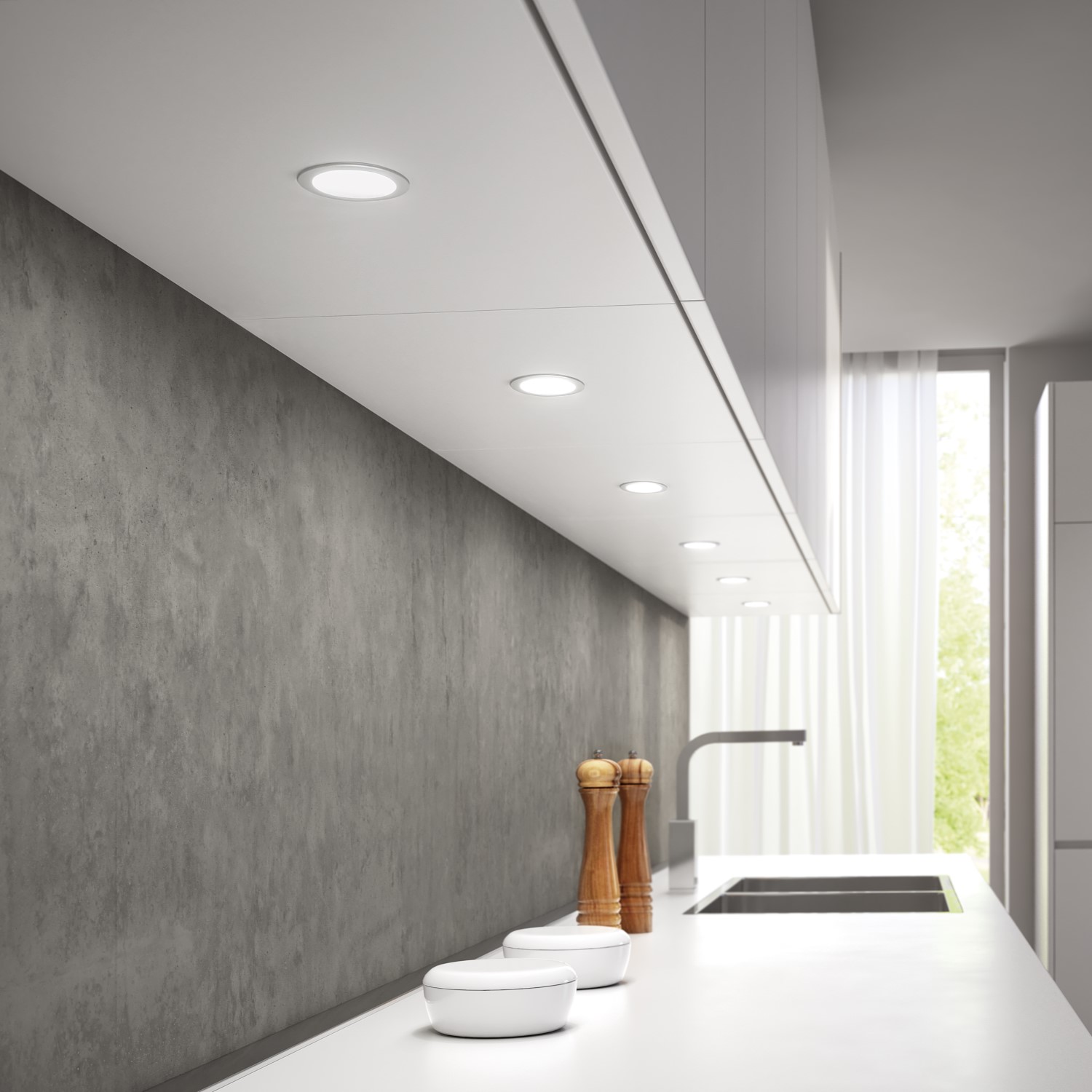 LED-Spot Beslag Design Atom