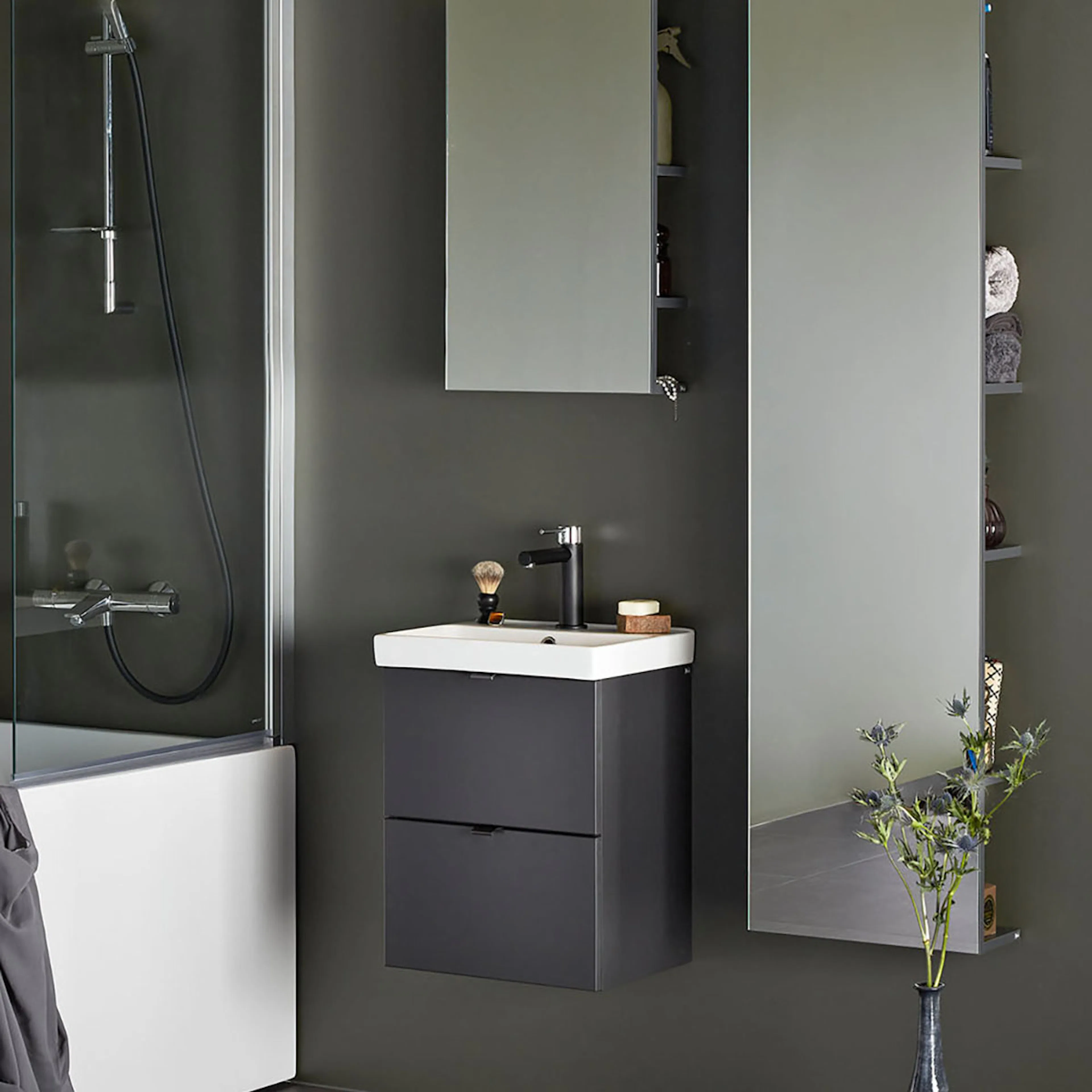 KOMMOD NEAT LÅDOR ANTRACIT 420 B: 420 mm, Antracit