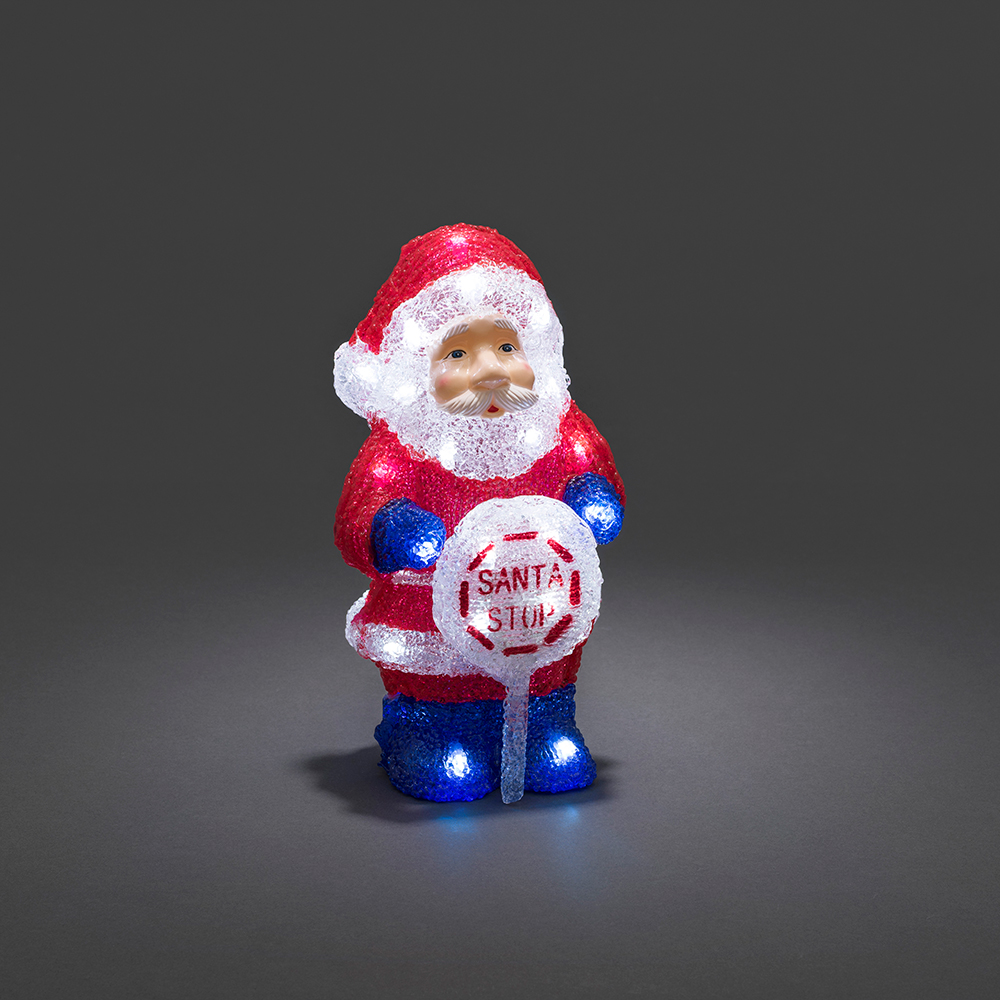 Dekorationsbelysning Gnosjö Konstsmide Tomte+skylt