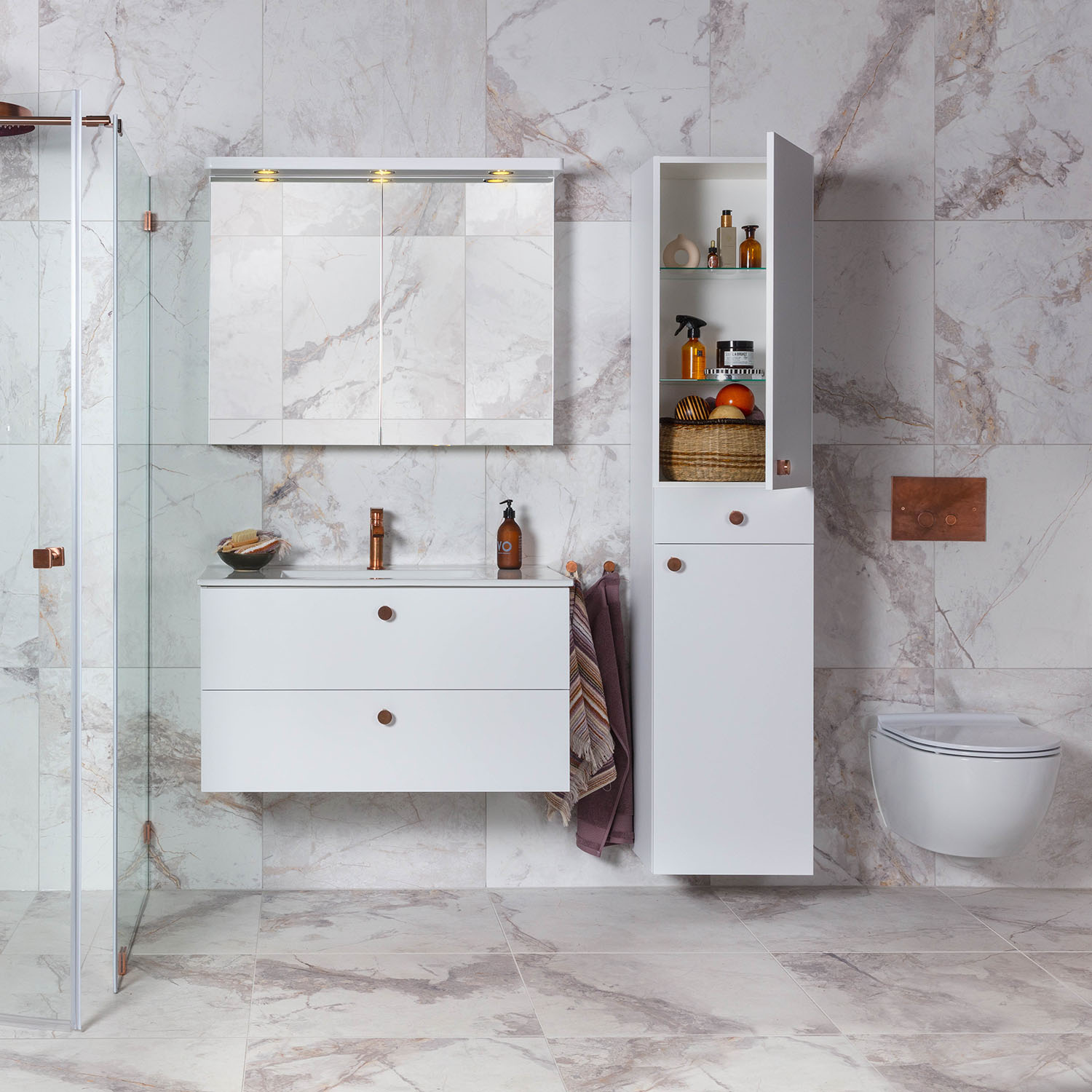 Klinker Astor Ceramiche Golden Age Vit 60x60 cm