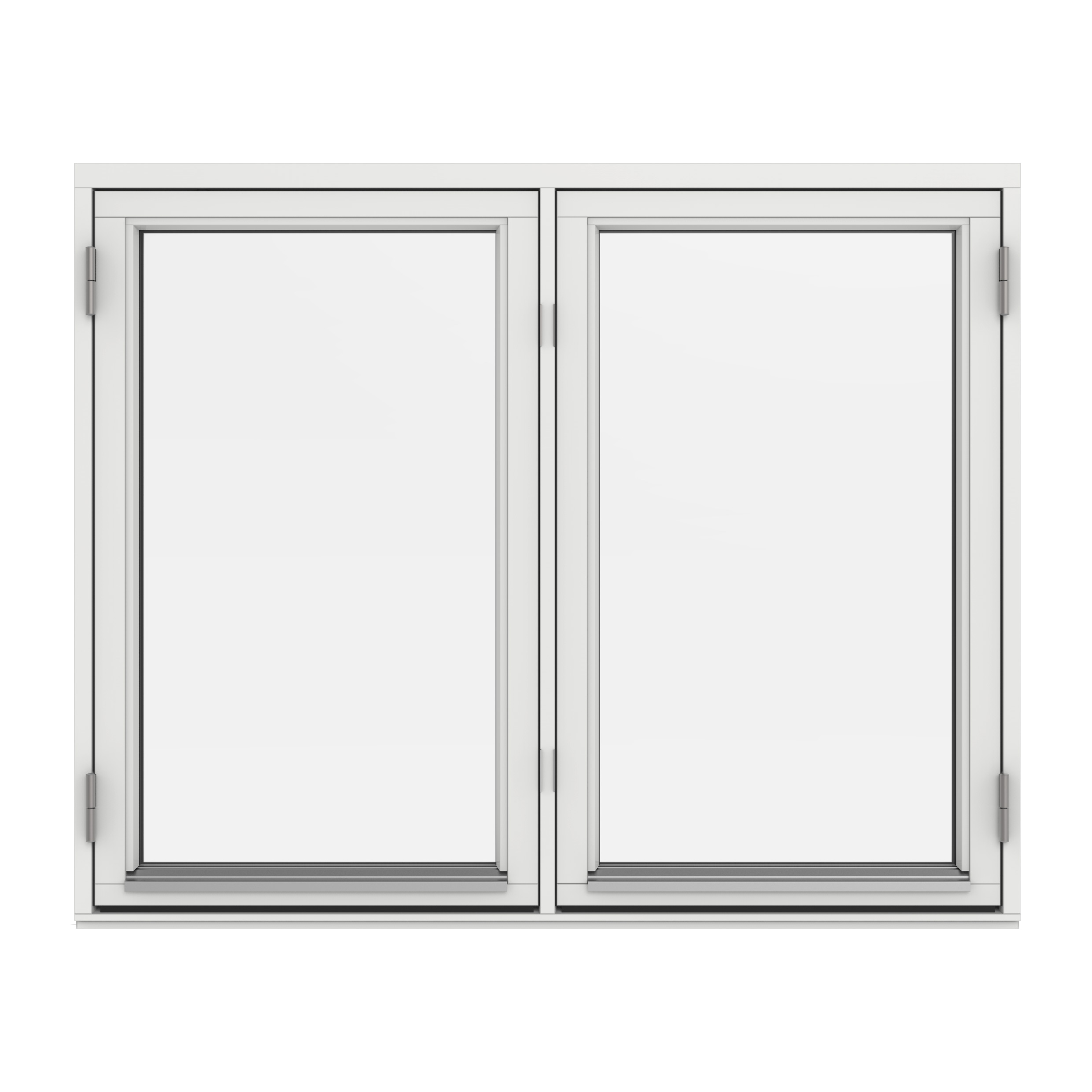 Sidohängt Fönster Outline 3-Glas Trä 2-Luft