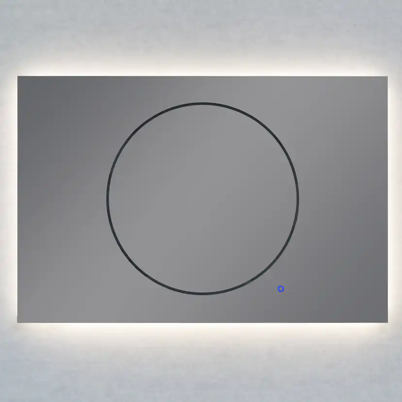 Spegel Vidi Mundo med LED-belysning