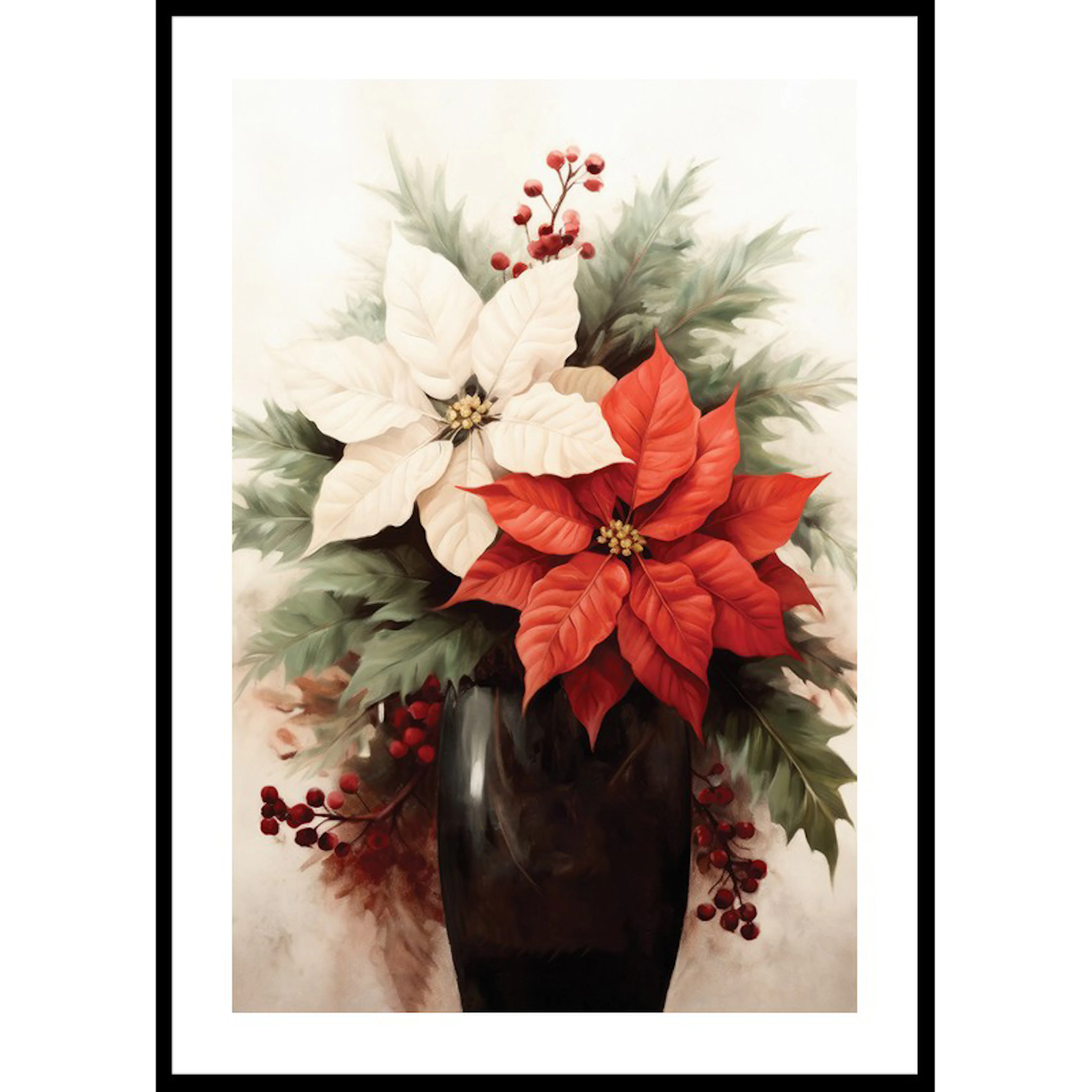 Poster Gallerix Poinsettia Flowers