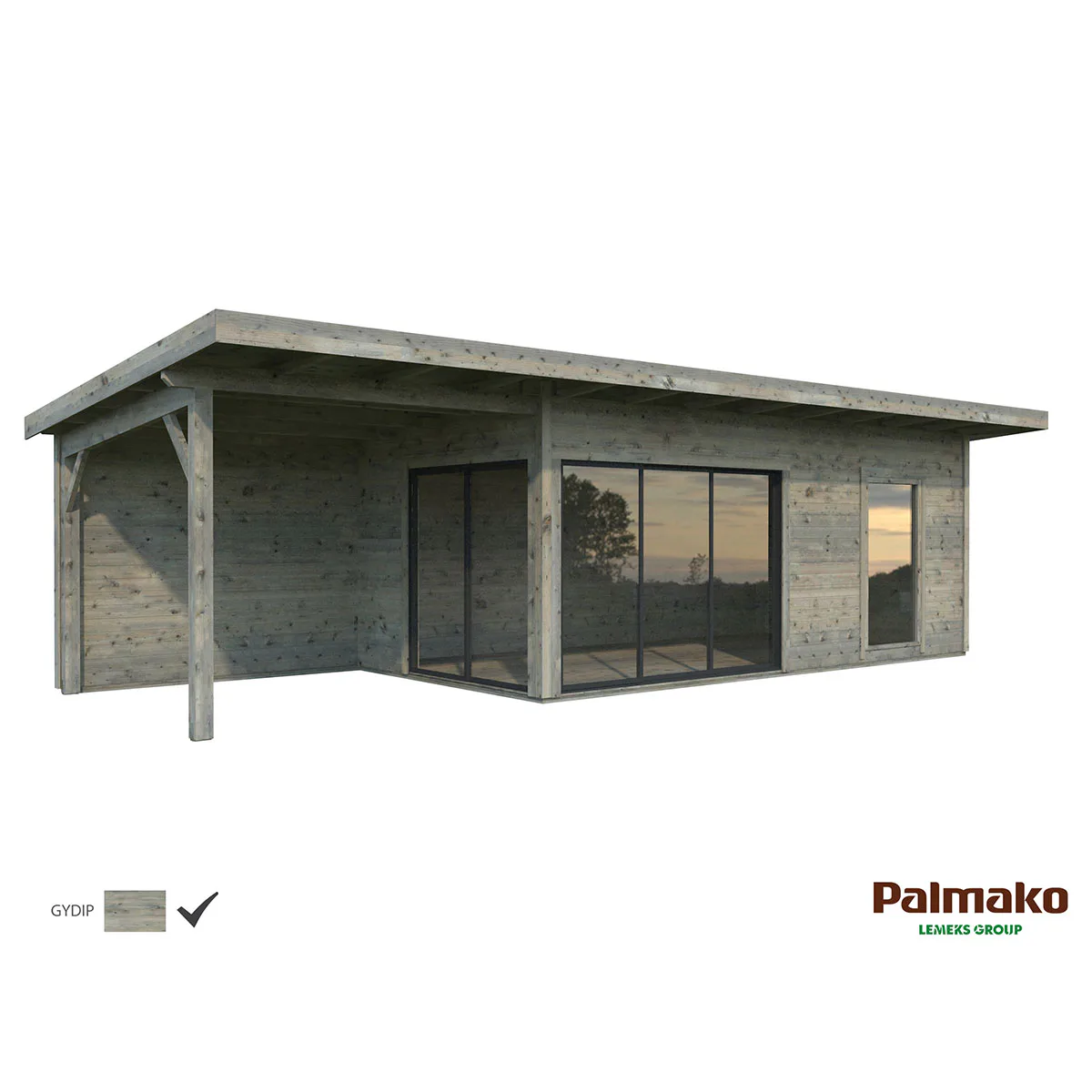 Stuga Palmako Andrea 26,2 m2 (inv. 17,1 m2)