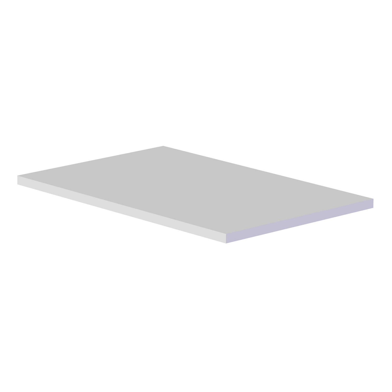 Topphylla Lundbergs Wide 535x16 mm Vit