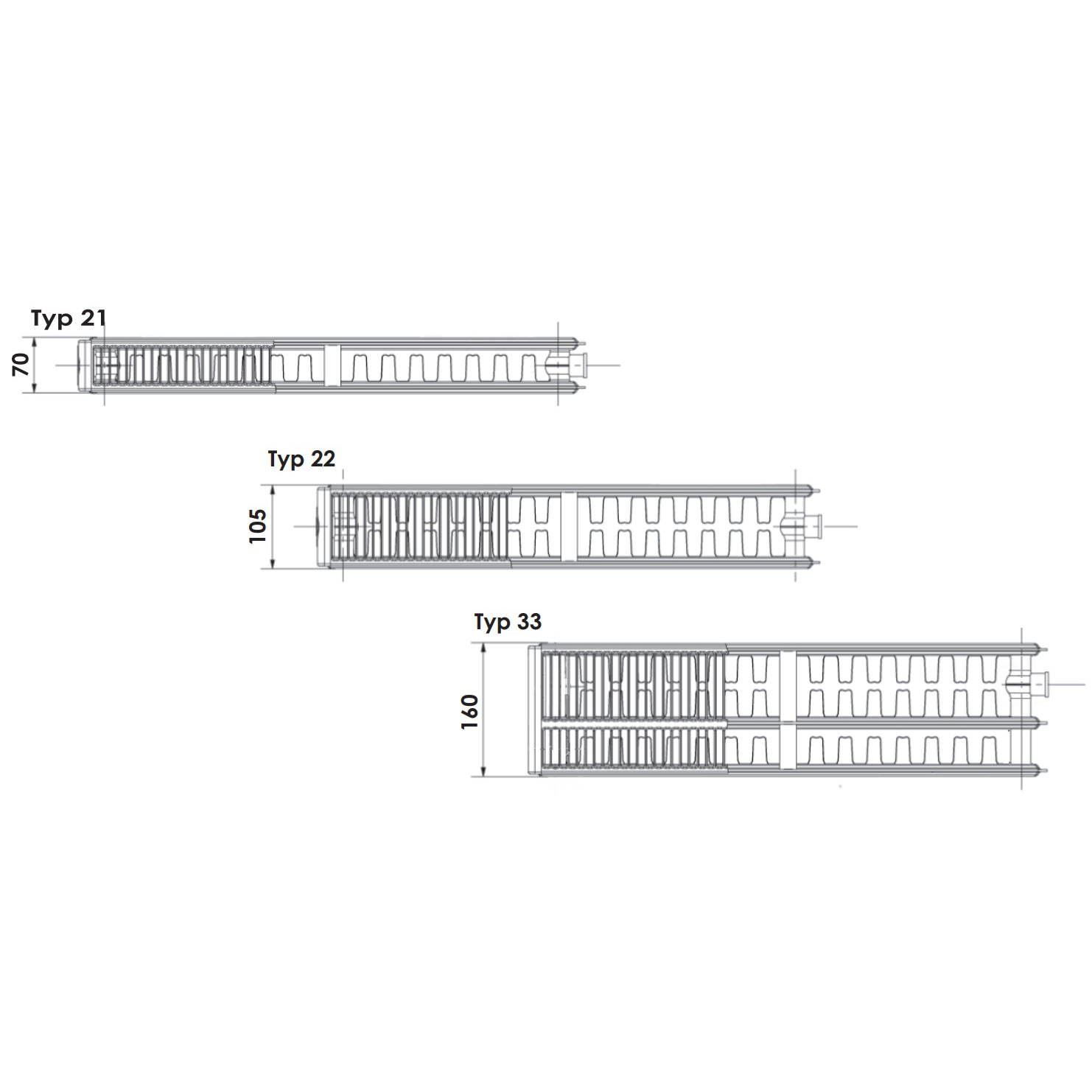 WRS 11-503 Typ 11, LxHxD:300x500x100 mm