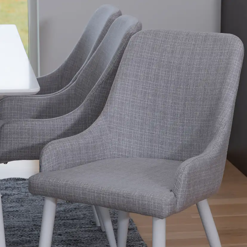 Matgrupp Venture Home Polar med 6 Plaza stolar