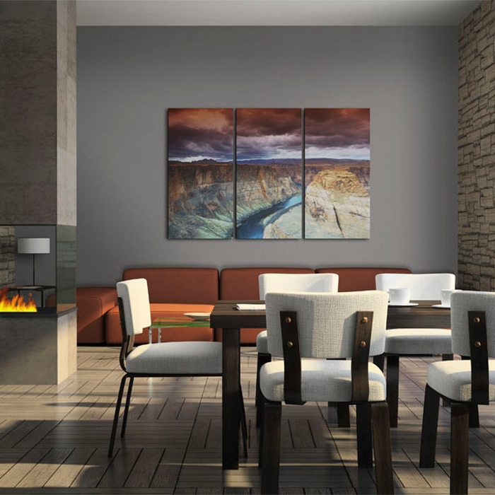 Tavla Arkiio Clouds Over The Grand Canion In Colorado