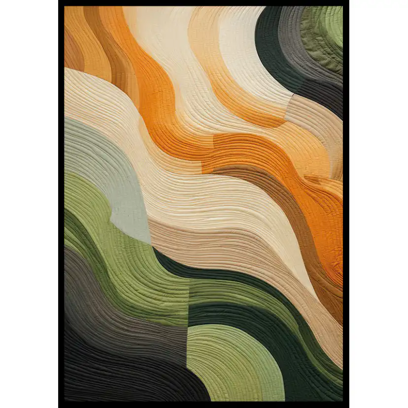 Poster Gallerix Woodland Harmony Fabric