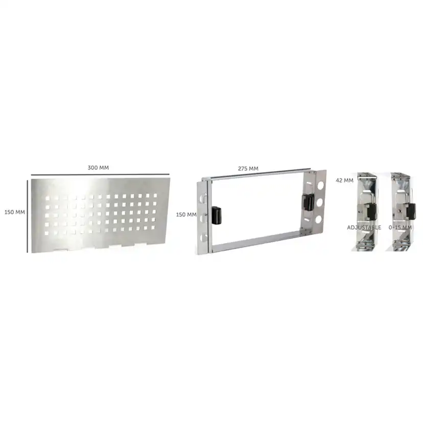 Inspektionsgaller Tebo Stockholm 150x300 mm