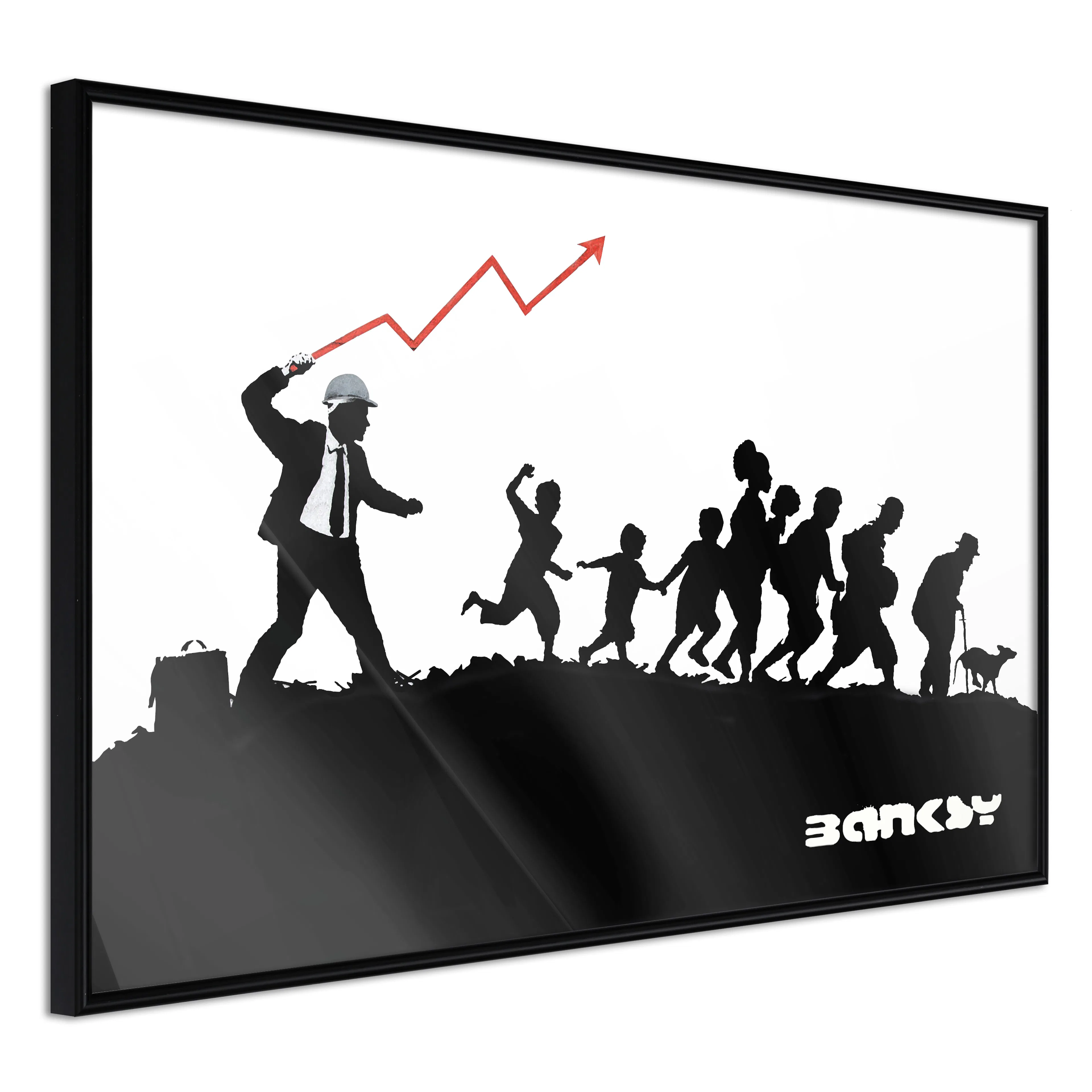 Affisch - Race [Poster] 60x40 Svart ram, 60x40 cm