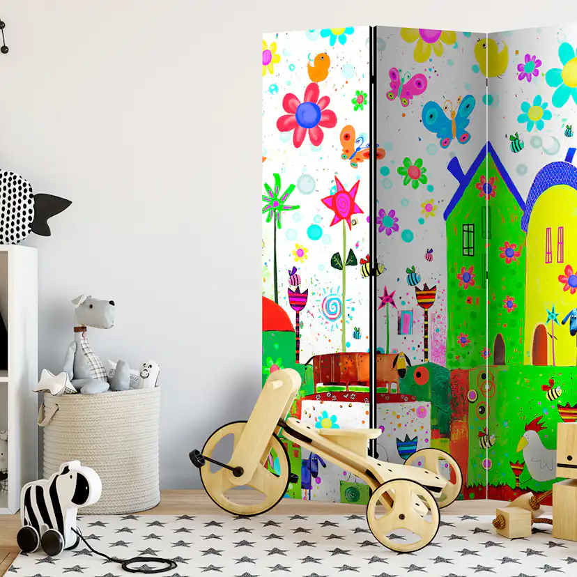 Rumsavdelare Arkiio Happy Farm 135x172 cm