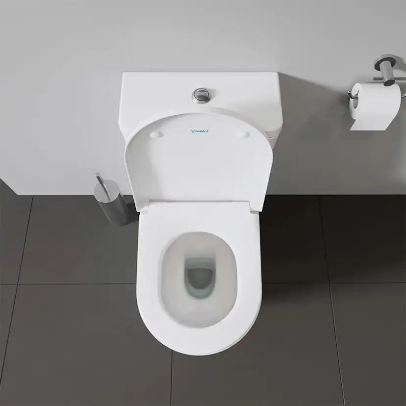 Toalettstol Duravit D-Neo 200209 Rimless med Mjukstängande Hårdsits