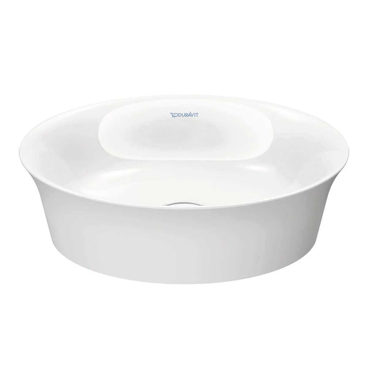 Tvättställ Duravit White Tulip för Placering på Bänkskiva Vit Högblank 430 mm