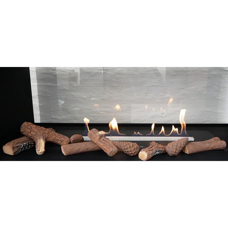 Keramisk Trä Cach Fires 9-pack