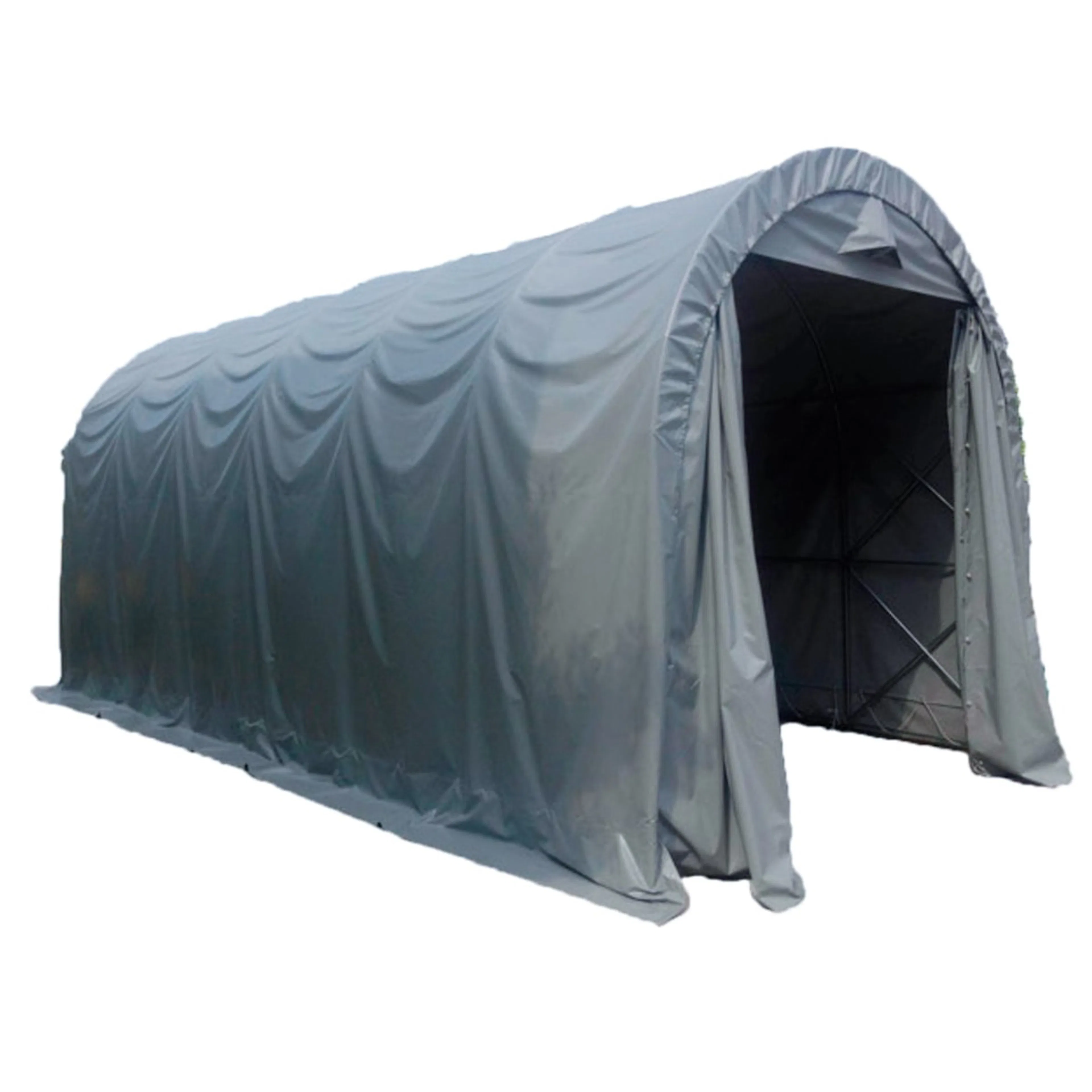 Garagetält Prohall G500 4,5x9 m Grå