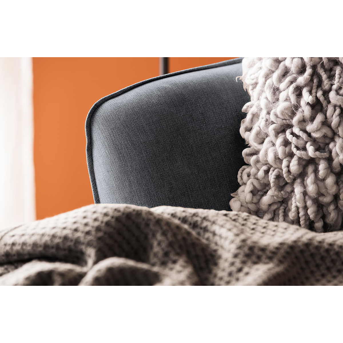 Trend Lyx U-soffa med Divan Vänster Mörkgrå