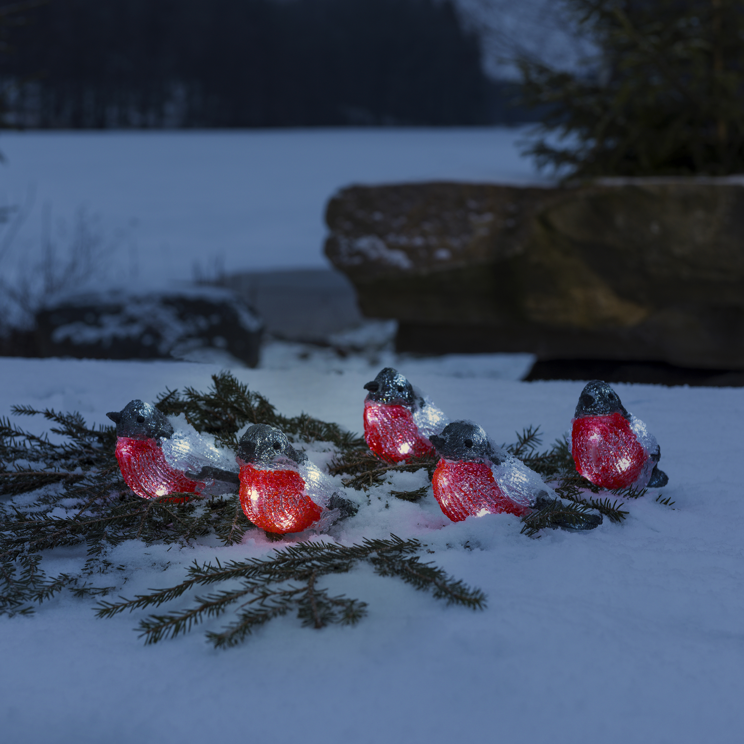Dekorationsbelysning Gnosjö Konstsmide Domherrar 5 st LED