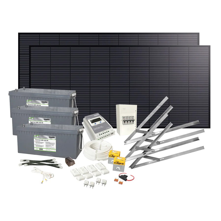 Solpanelspaket Sunwind 400W Basic