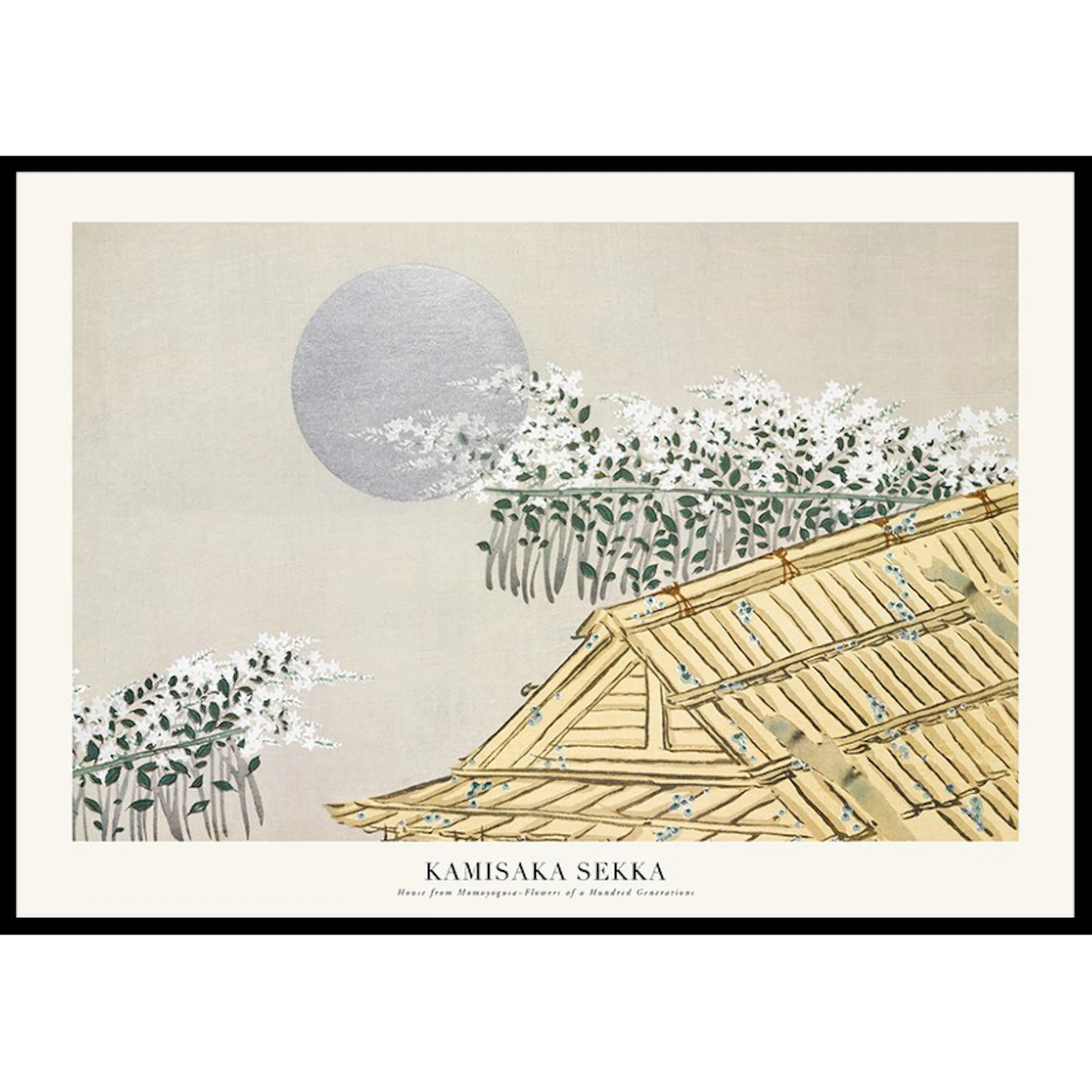 House From Momoyogusa–Flowers Of A Hundred Generations By Ka 50x70 cm
