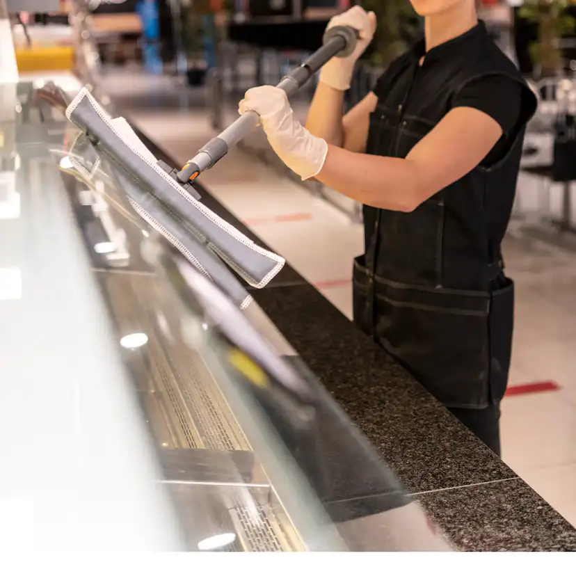 Mopp Vikan Kit Easyshine Kit m/Flexibelt Moppstativ