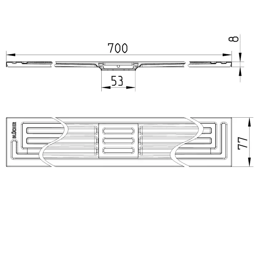 Golvbrunn Blücher Art Deco