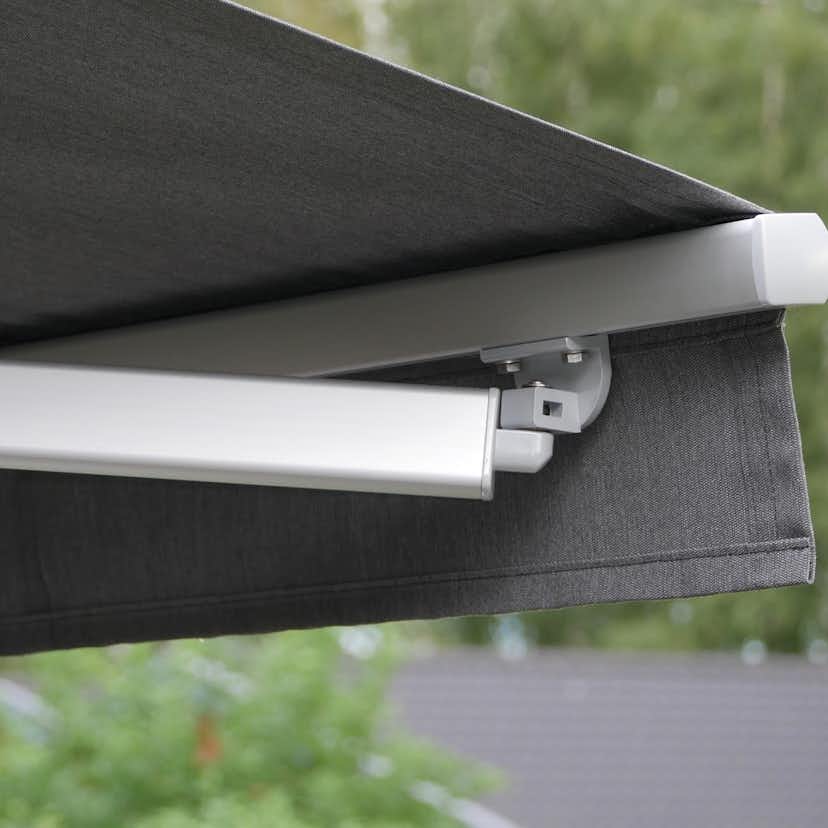 Teleskopstag Solskydd