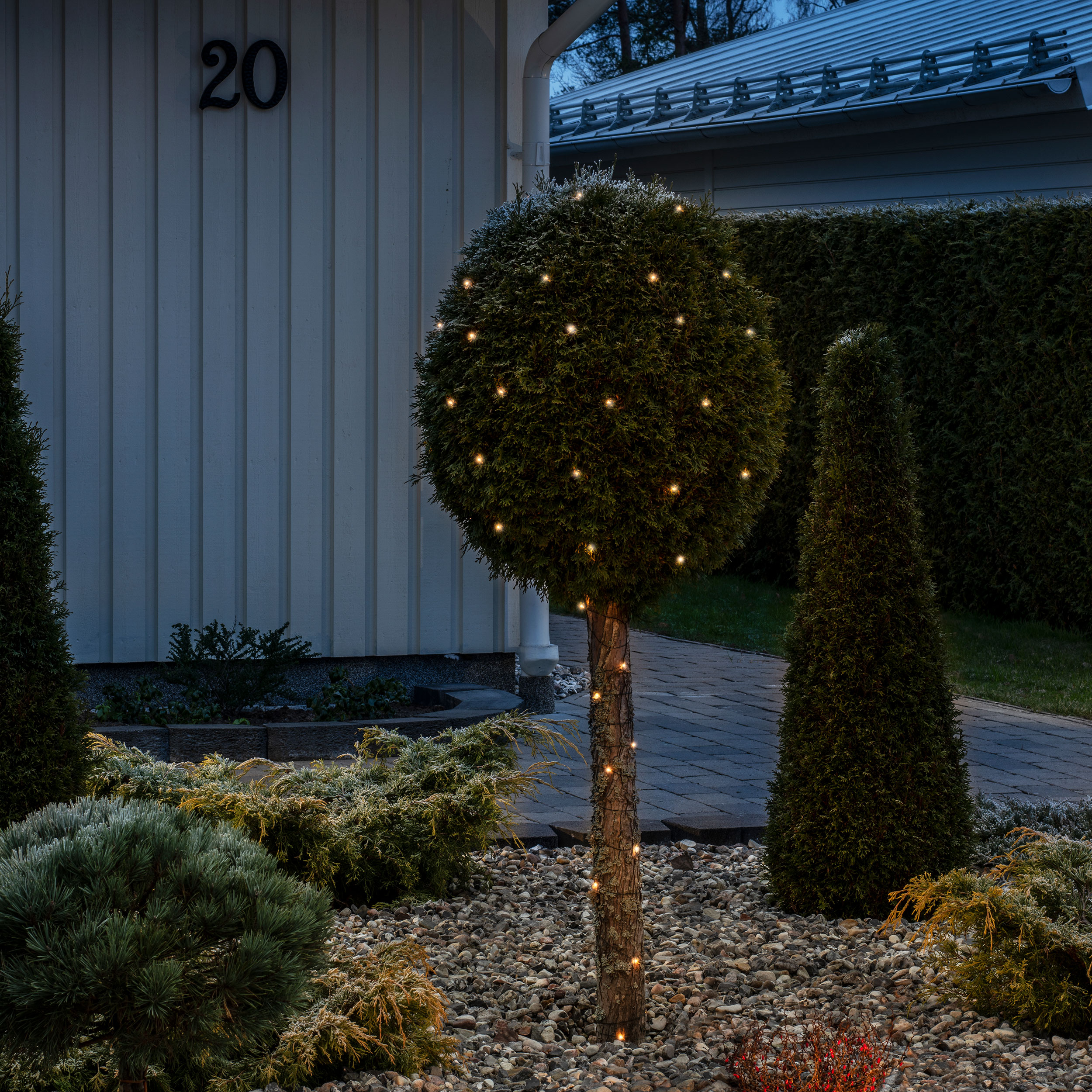 Ljusslinga Gnosjö Konstsmide Amber Micro-LED 19,8 m