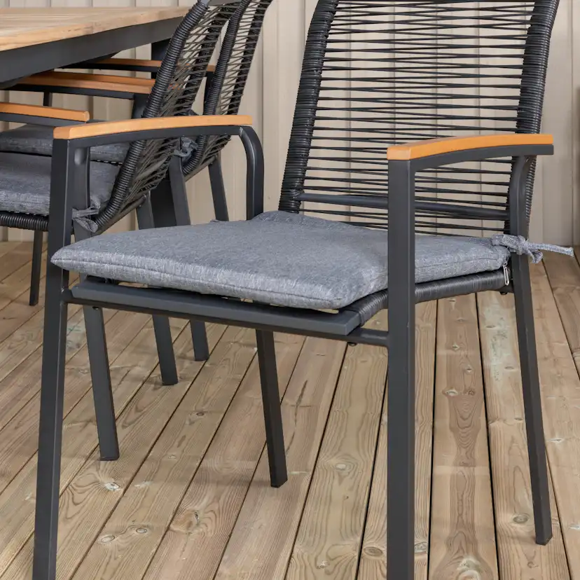 Matgrupp Venture Home Perla med 6 Douglas Matstolar