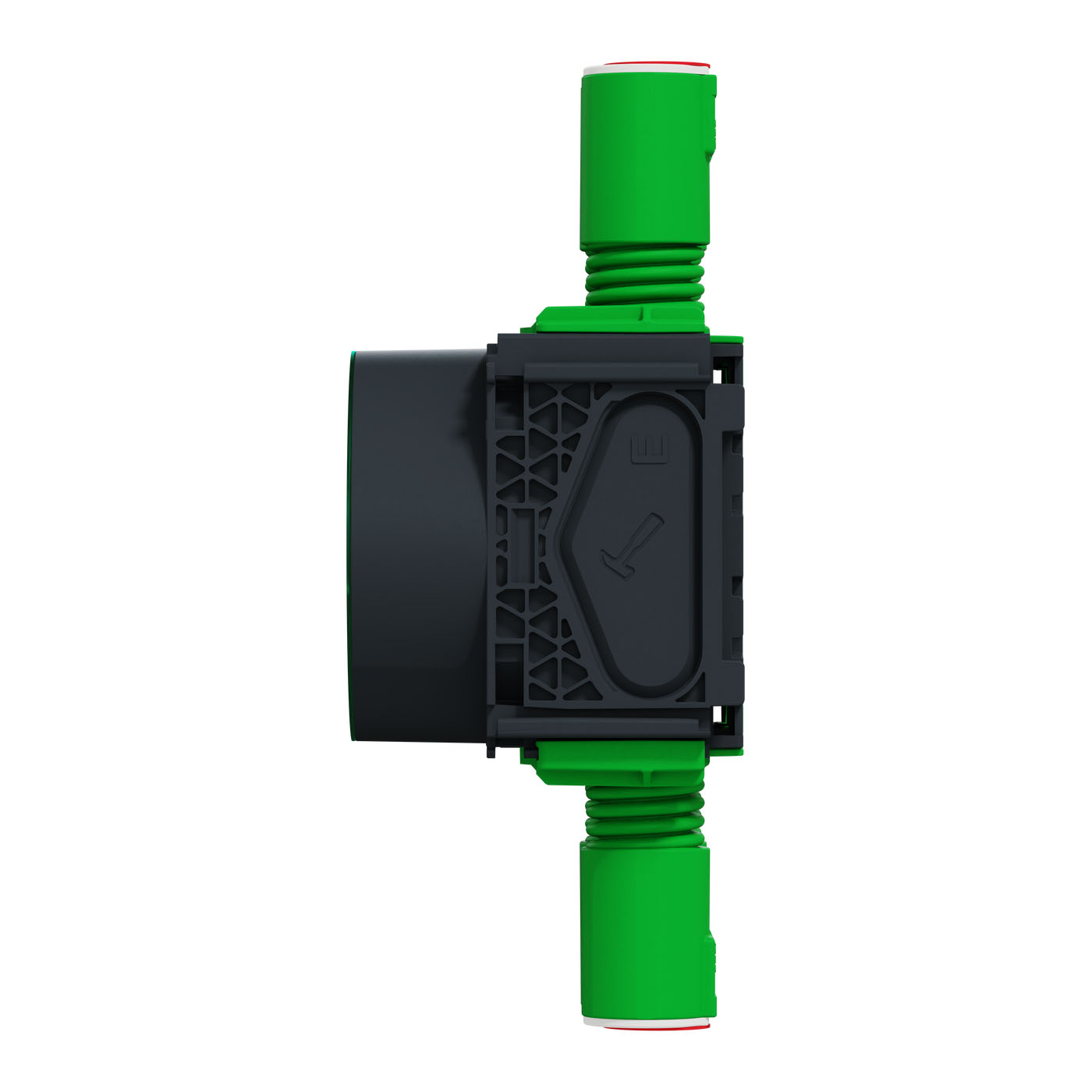 Apparatdosa Schneider Electric Multifix med lock för dubbel-/trippelgips 24-39mm