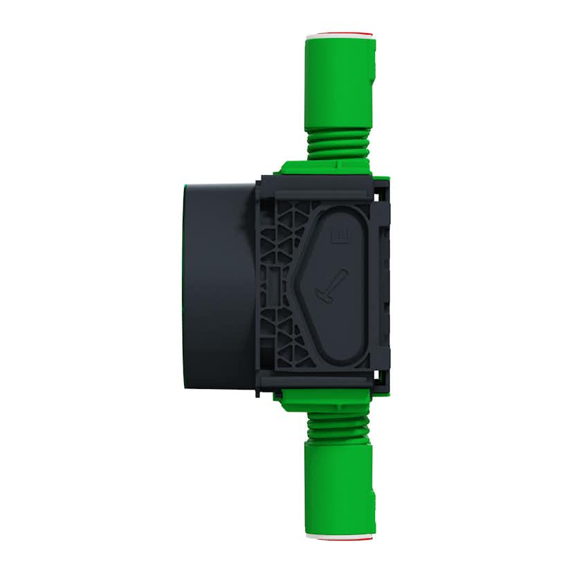 Apparatdosa Schneider Electric Multifix med lock för dubbel-/trippelgips 24-39mm