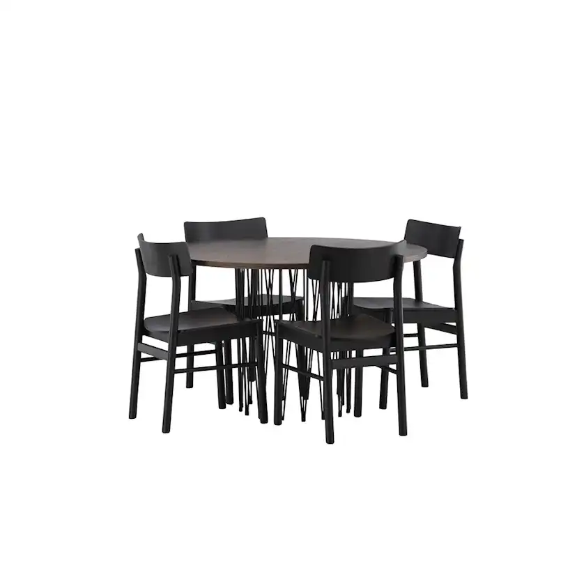 Matgrupp furniture/fashion Stone med 4 Montros Stolar