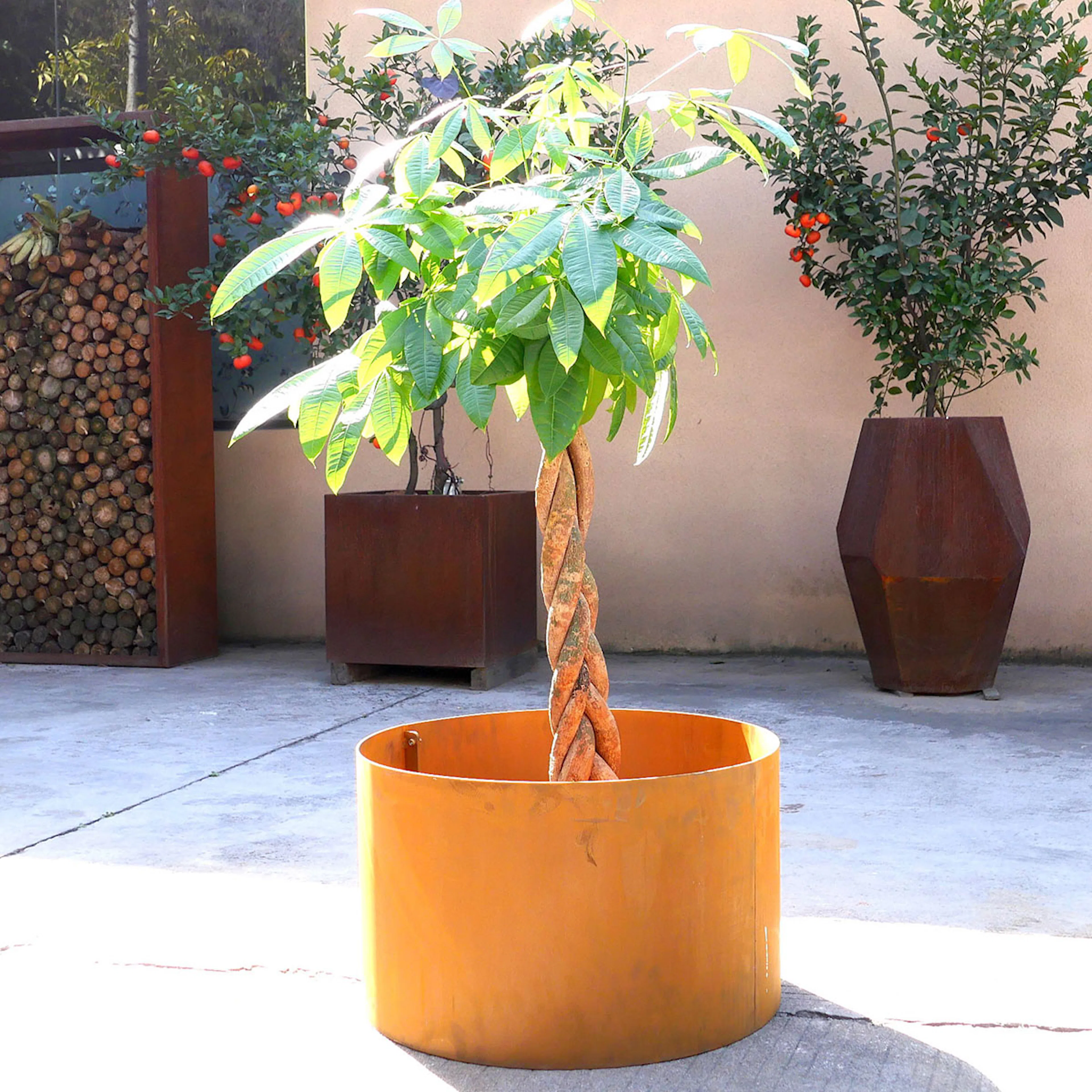 Ytterkruka Lyfco Cortenstål Rund