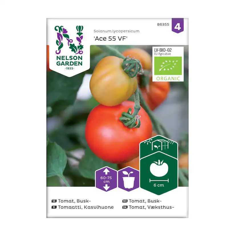Frö Busktomat Nelson Garden Ace 55 VF Organic