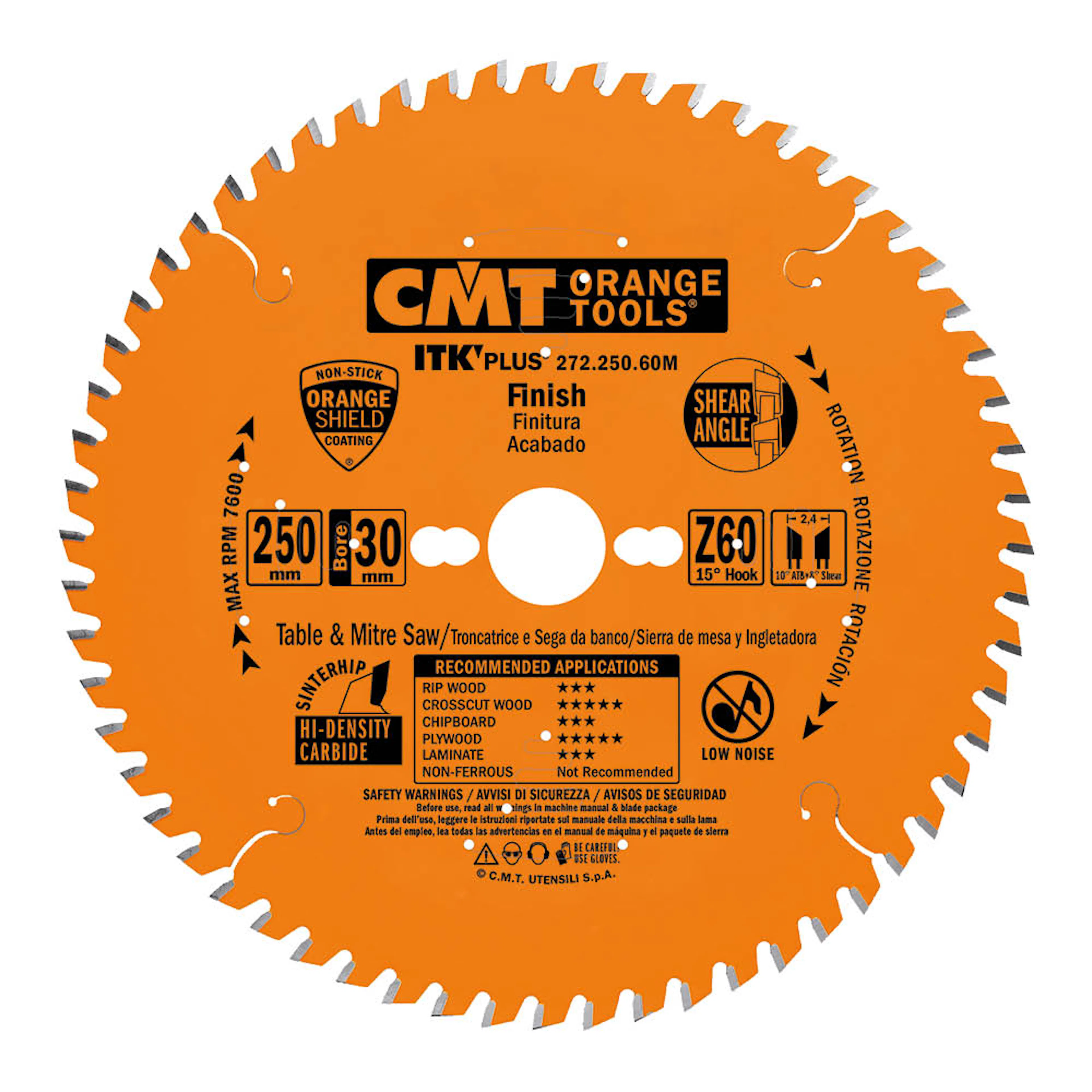 Sågklinga CMT Orange Tools ITK-Plus Kapning