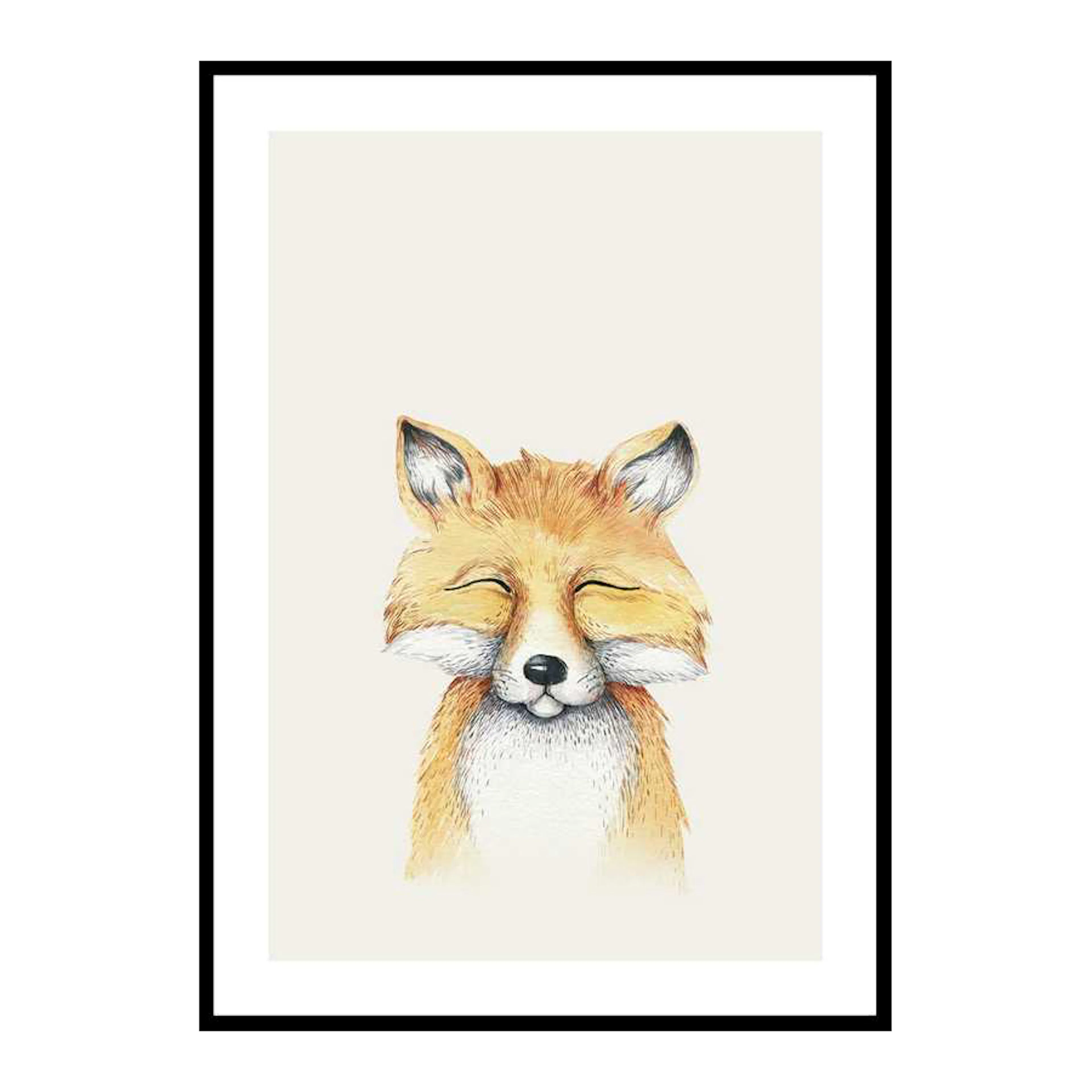 Poster Gallerix Peekaboo Fox