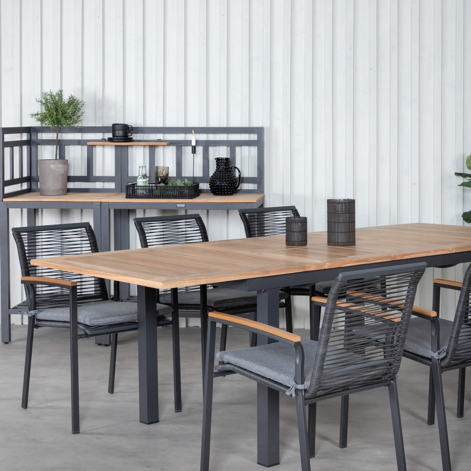 Matgrupp Venture Home Perla 152 med 6 Douglas Matstolar