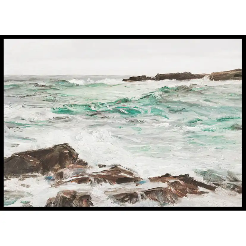 Poster Gallerix Heavy Swells By Howard Russell Butler