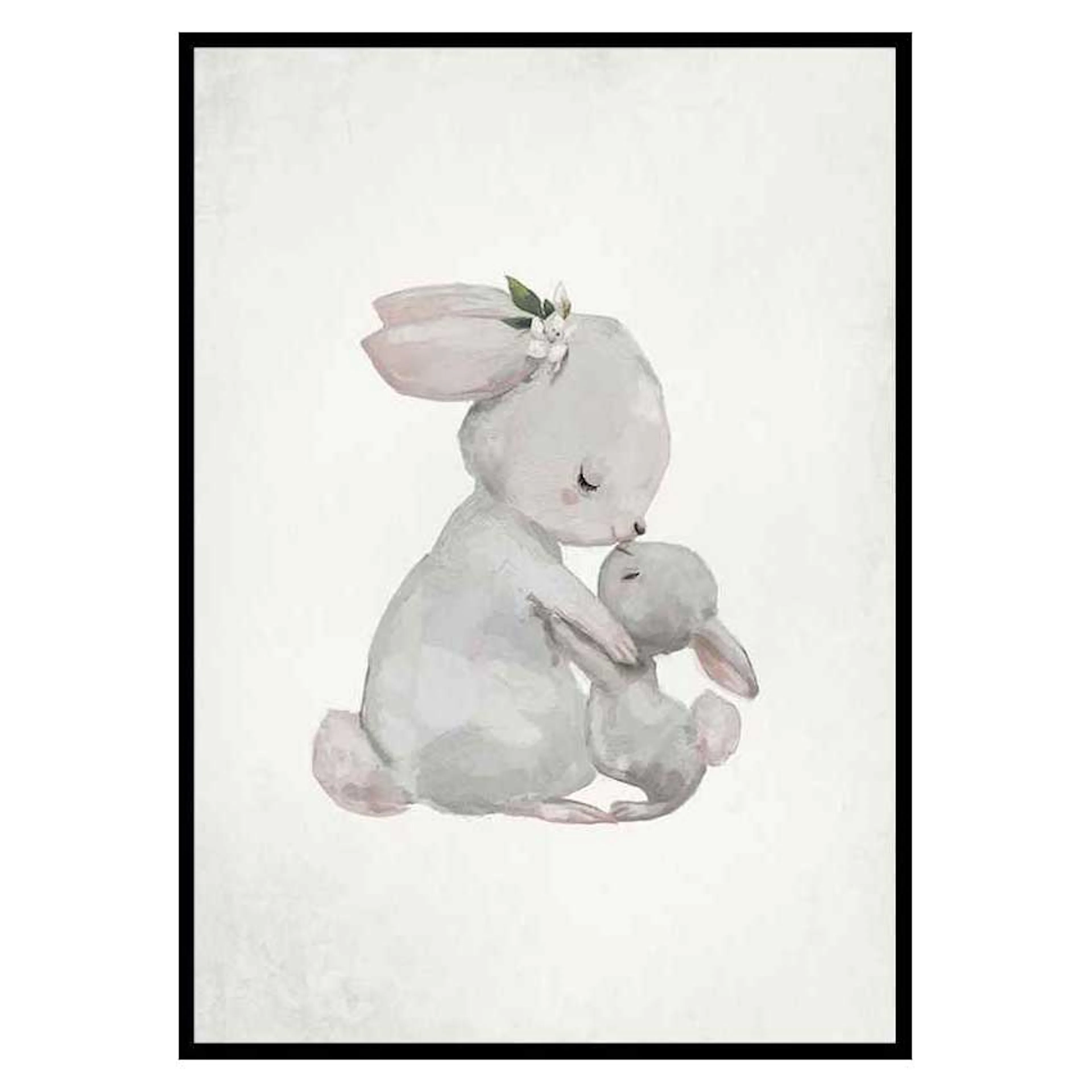 Poster Gallerix Watercolor Rabbits
