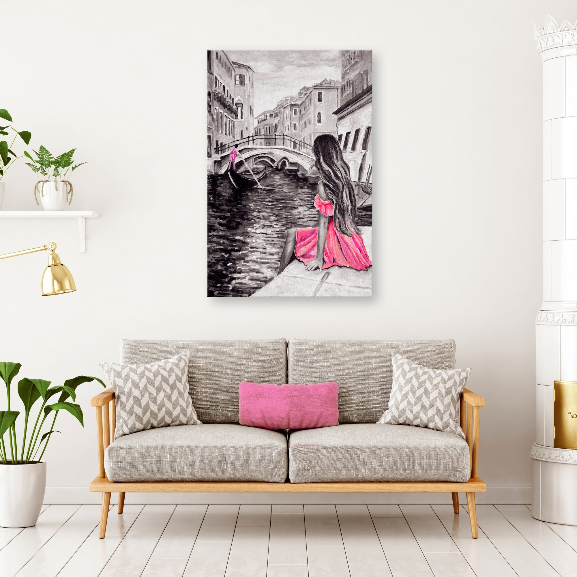 Tavla Arkiio Woman In Venice